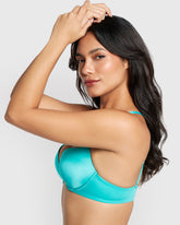 La Senza Beyond Sexy Plunge Bra Teal / 34B